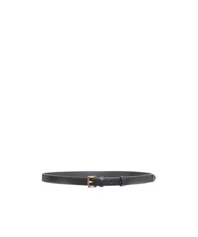 Prada Logo Belt In Black
