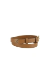 Prada Logo Belt In Brown