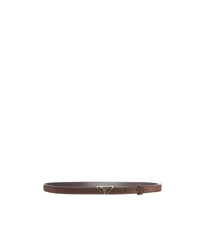 PRADA LOGO BELT