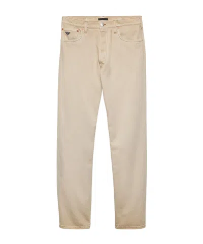 PRADA OLD-LOOK BULL DENIM JEANS