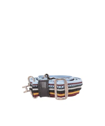 Prada Logo Belt In Multi
