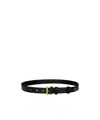 Prada Logo Belt In Black