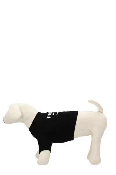 Prada Logo Bib Pets Accesories Black