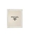 Prada Logo Blanket In Tan/black