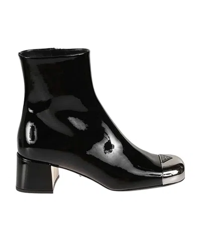 PRADA LOGO SHORT BOOTS