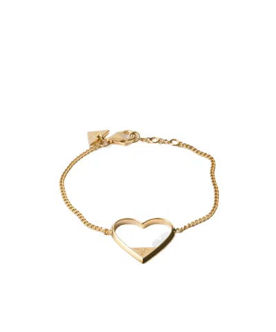 Prada Logo Bracelet In Gold