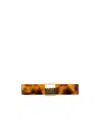 Prada Metal Brooch In Honey/hawksbill Color