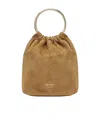Prada Logo Bucket Bag In Brown