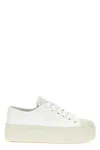 Prada Logo Canvas Sneakers