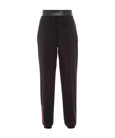 Prada Light Nylon Technical Pants In Black