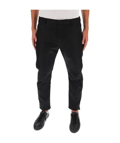 Prada Logo Casual Pants In Black