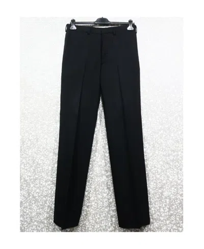 Prada Logo Casual Pants In Black