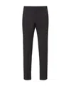 Prada Tailored Straight-leg Trousers In Brown