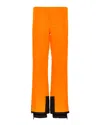 Prada Logo Casual Pants In Orange