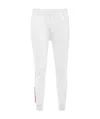 Prada Neoprene Pant With Elastic Waistband And Ribbed Cuffs In White