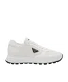 Prada White Nylon And Leather Prax 2.0 Sneakers In White