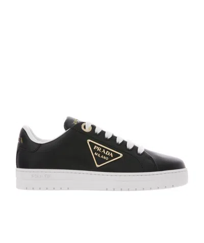 Prada Logo Casual Sports Shoes In Black
