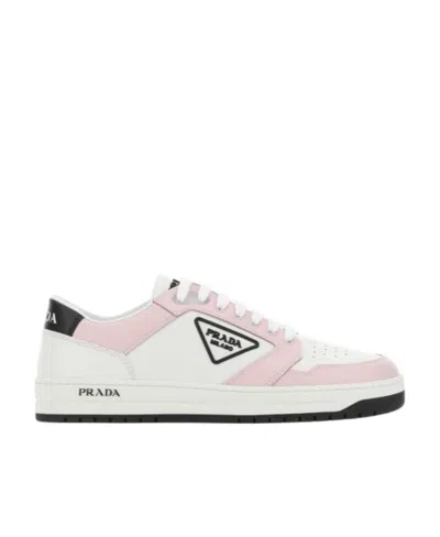 Prada Logo Casual Sports Shoes In White