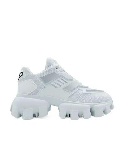 Prada Logo Casual Sports Shoes In White