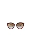 Prada Logo Cat's Eye Sunglasses In Multicolor