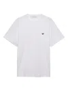 Prada Logo Cotton T-shirt In White