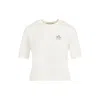 Prada Women Crop Logo Print T-shirt