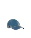 Prada Logo Cowboy Baseball Hat In Light Blue