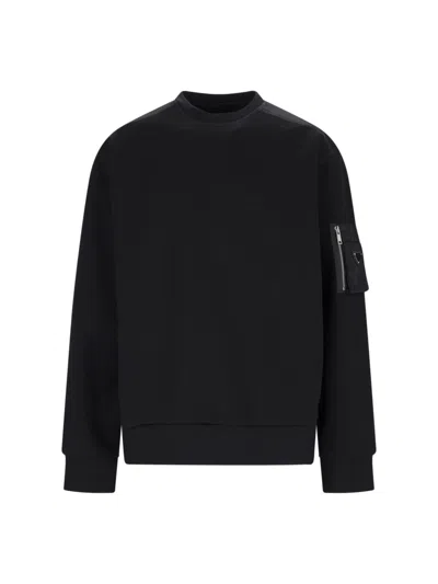 Prada Black Cotton Blend Sweatshirt