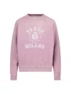 Prada Cotton Crew-neck Sweatshirt In Pink