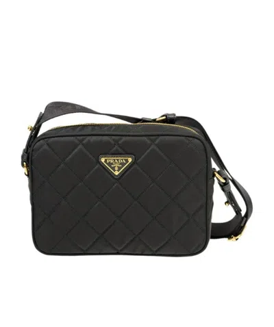 Prada Logo Cross-body Bag In Green