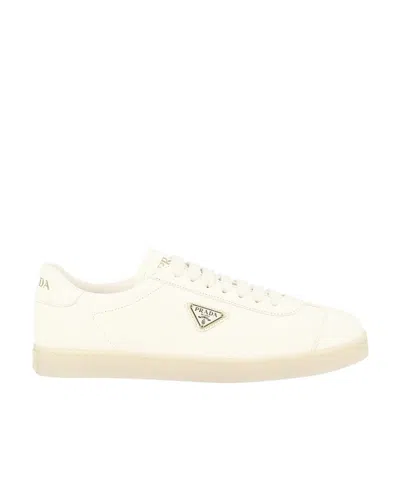 PRADA LANE LEATHER SNEAKERS