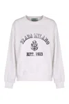 Prada Printed Sweatshirt In Gray