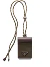 Prada カードケース In Brown