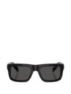 Prada Eyewear Rectangular Frame Sunglasses In Black