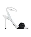 Prada Logo Detailed Ankle Strap Sandals