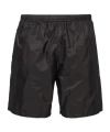 Prada Re-nylon Swim Shorts In Black
