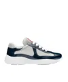 Prada Logo Details Casual Sneakers In Oltremare