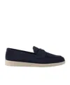 Prada Saint Tropez Loafers In Blue