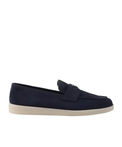 PRADA SUEDE LOAFERS