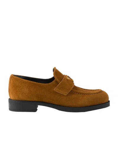 PRADA SUEDE LOAFERS