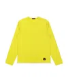 Prada Logo Details T-shirt In Yellow