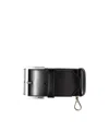 Prada Logo Details Wristband In Black