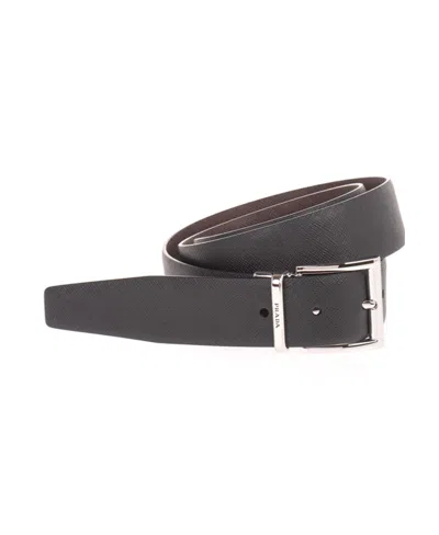 PRADA LOGO DOUBLE-SIDED BELT