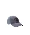 Prada Womens Blue Brand-embroidered Canvas Baseball Cap In Baltic Sea Blue