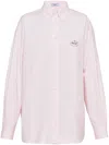 Prada Camicia Oxford In Pink