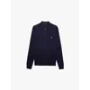 Prada Polo-neck Sweater In Blue