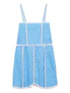 Prada Logo-embroidered Mini Dress