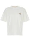 Prada Logo Embroidered T-shirt In White