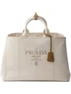 Prada Tote Bag Aus Leinenmischgewebe