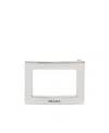 Prada Logo-engraved Belt Buckle In White